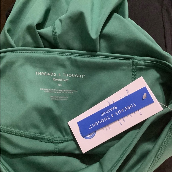 NWT THREADS 4 THOUGHT ReActive‎ Leggings in emerald green - Picture 6 of 6